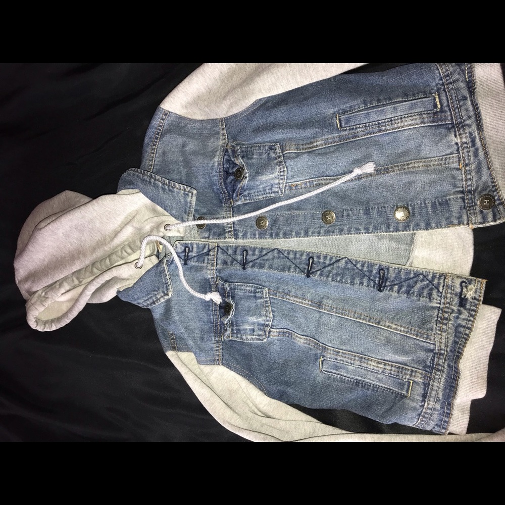 Hooded Jean Jacket